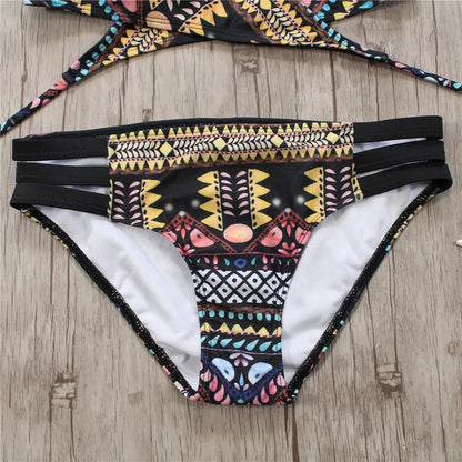 Aztec Bandage Biquini String Bikini