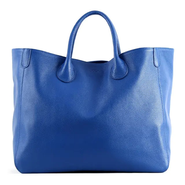 Genuine Leather Oversize Tote Bag for Women