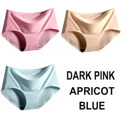 Panties Satin Silk Female Underwear