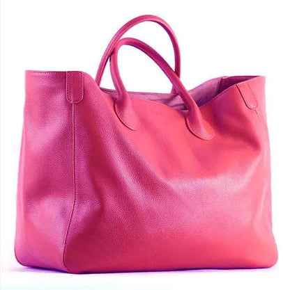 Genuine Leather Oversize Tote Bag for Women